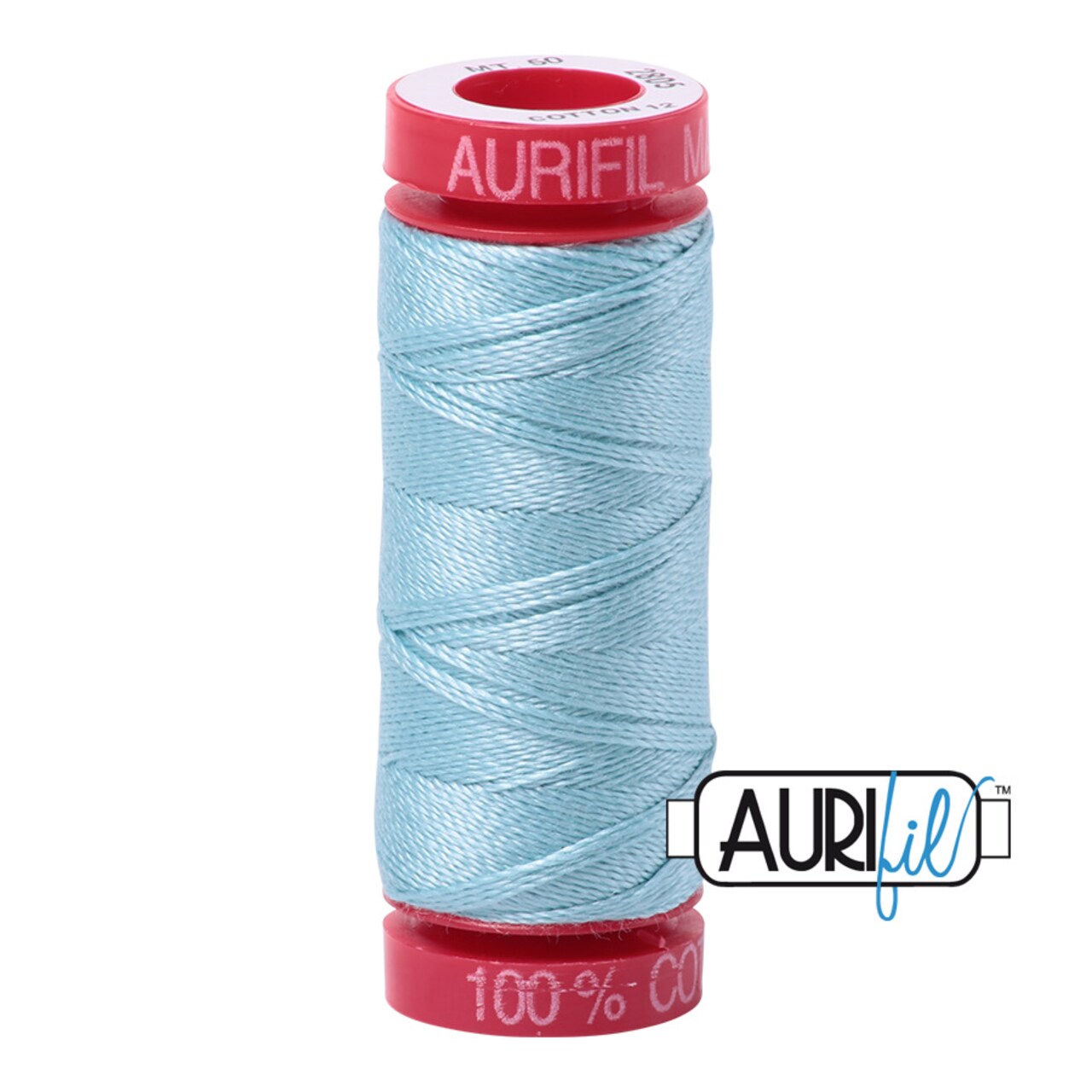 Light Grey Turquoise (2805) | 12wt Small Spool (50M / 54Y) | Aurifil Thread